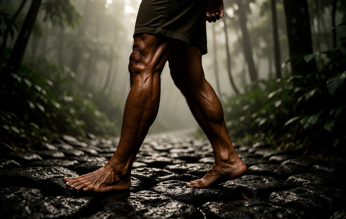 Active movement in tropical landscape